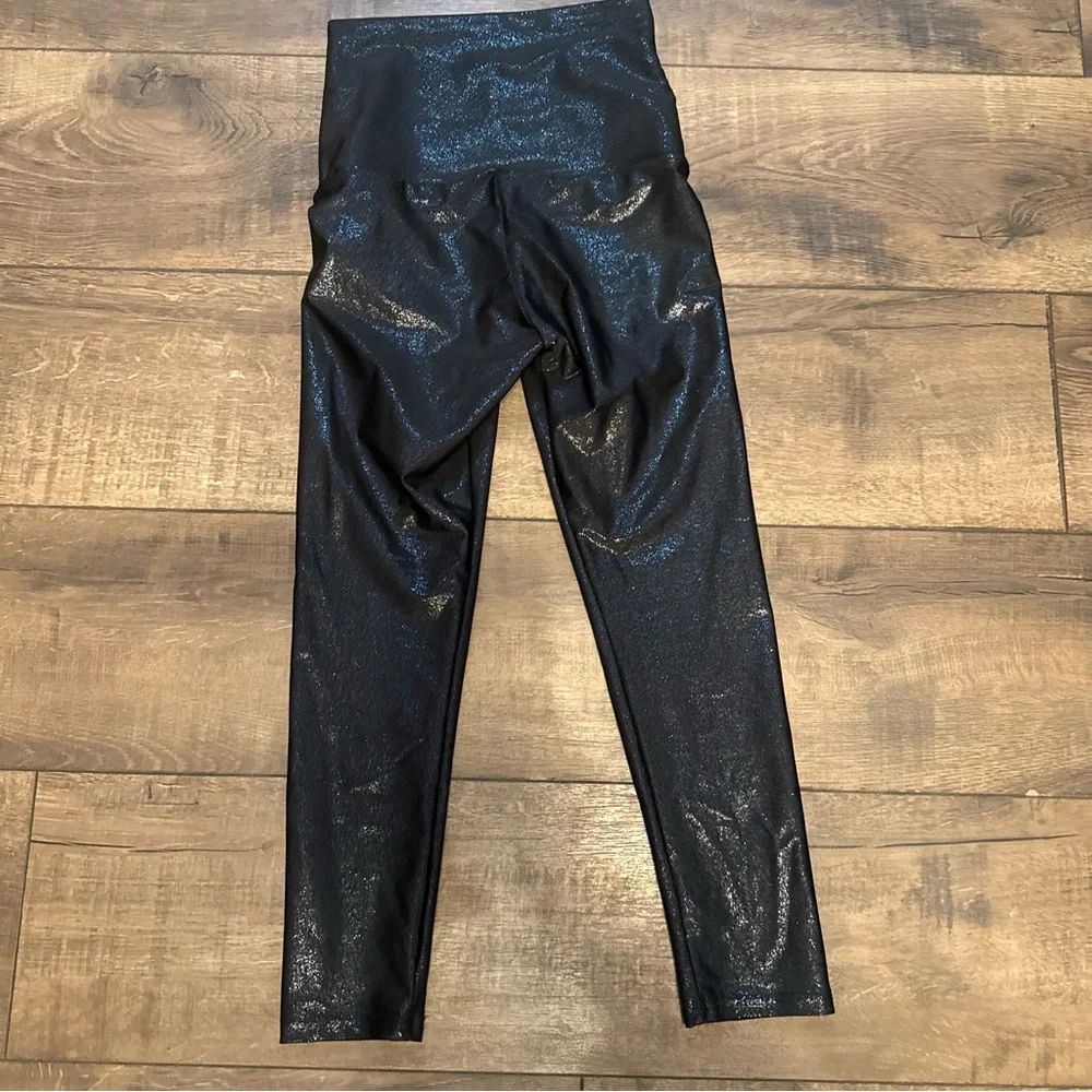 Emily Hsu Designs Shimmer Black Leggings - Picture 4 of 7